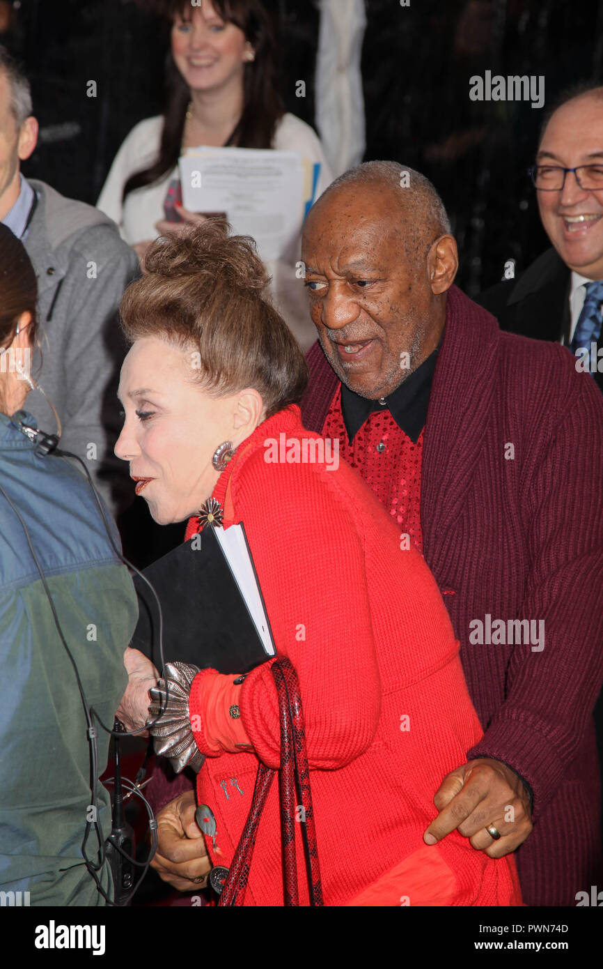 NEW YORK, NY - NOVEMBER 06: Bill Cosby and New York Post Columnist Cindy Adams attend at 7th Annual Stand Up For Heroes Event at The Theater at Madiso Stock Photo