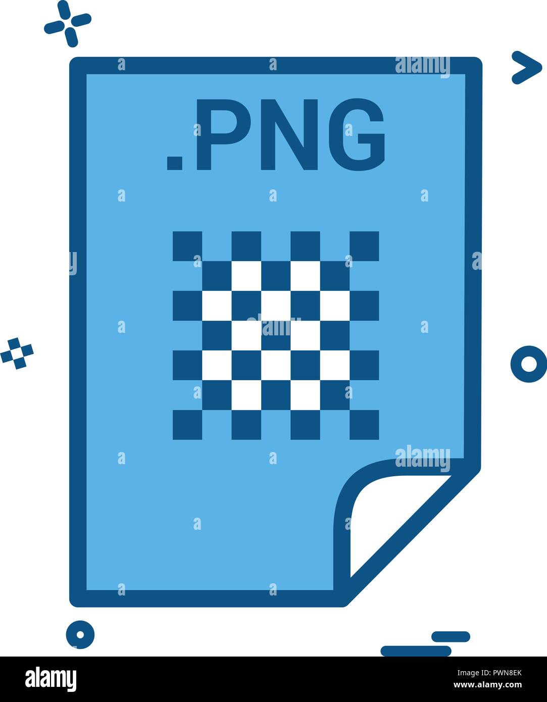 PNG application download file files format icon vector design Stock ...