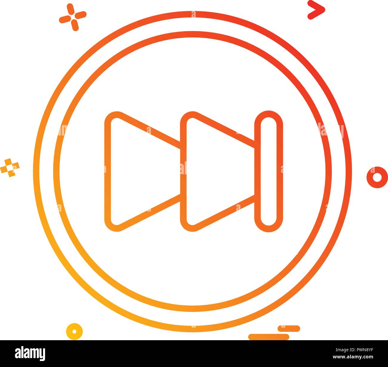User interface button icon design vector Stock Vector Image & Art - Alamy