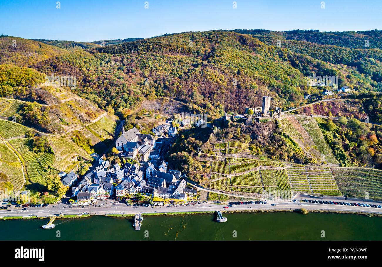 Germany rhineland palatinate beilstein town hires stock photography