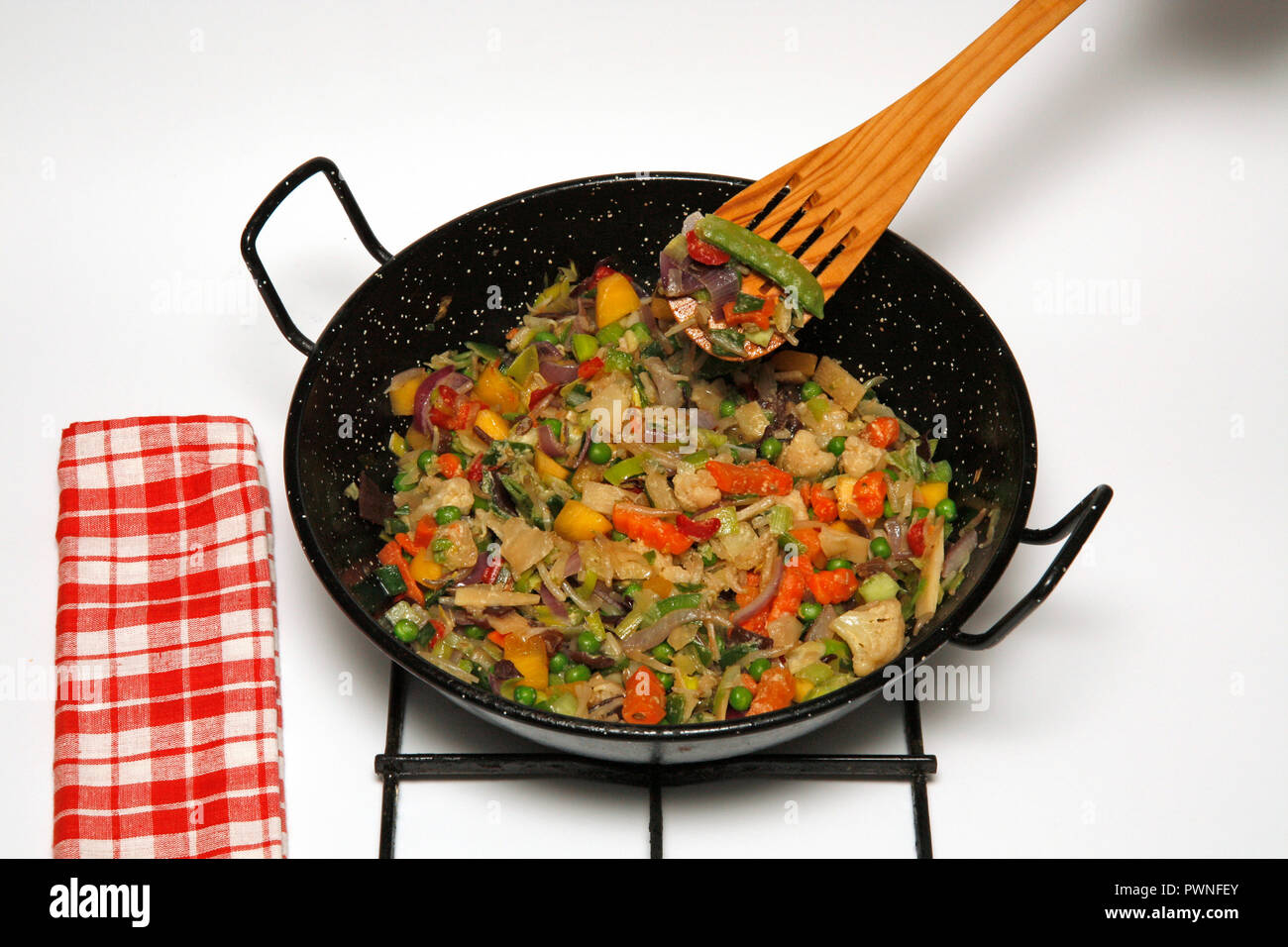 Oriental style vegetable mix Stock Photo Alamy