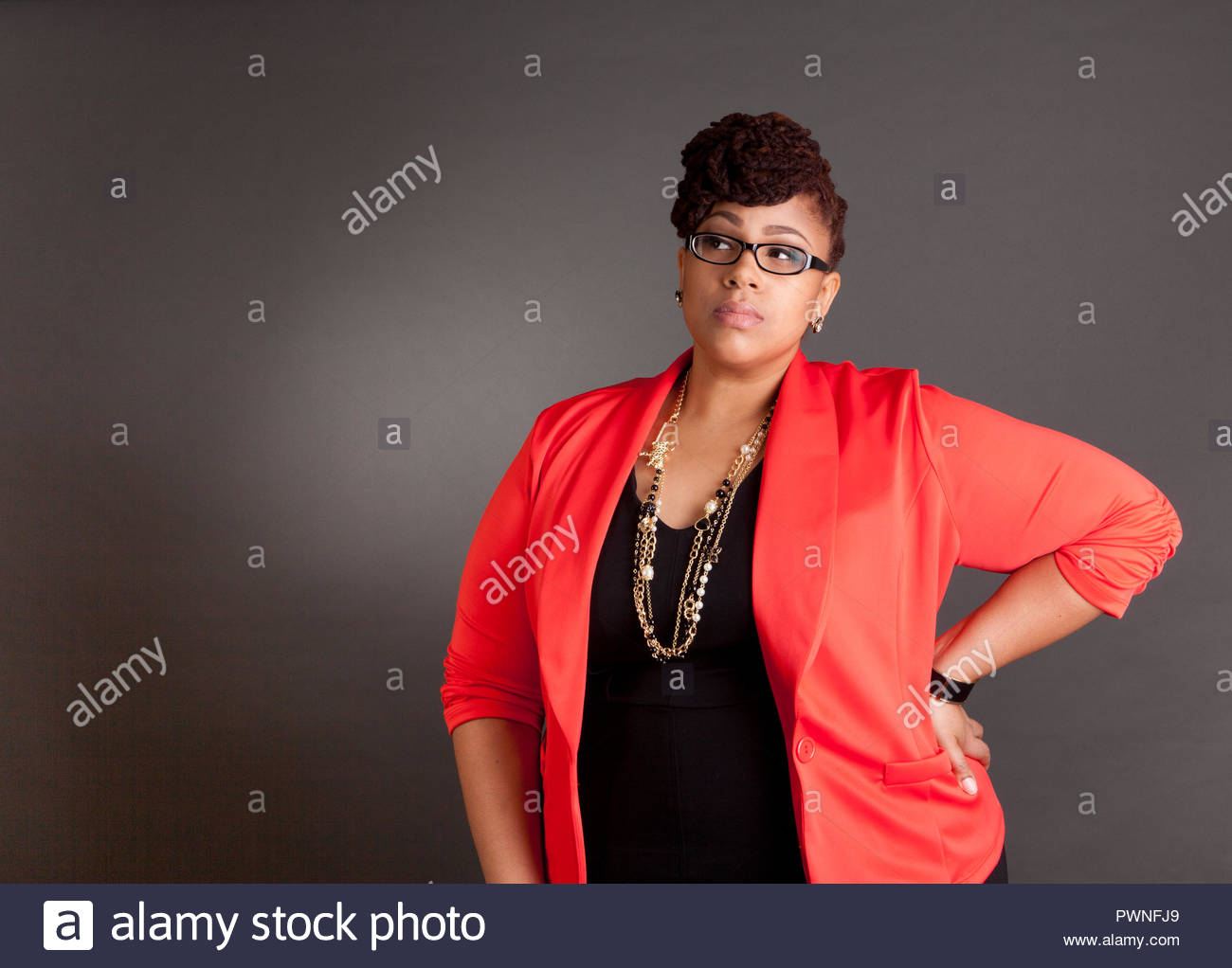 black and smart dress plus size
