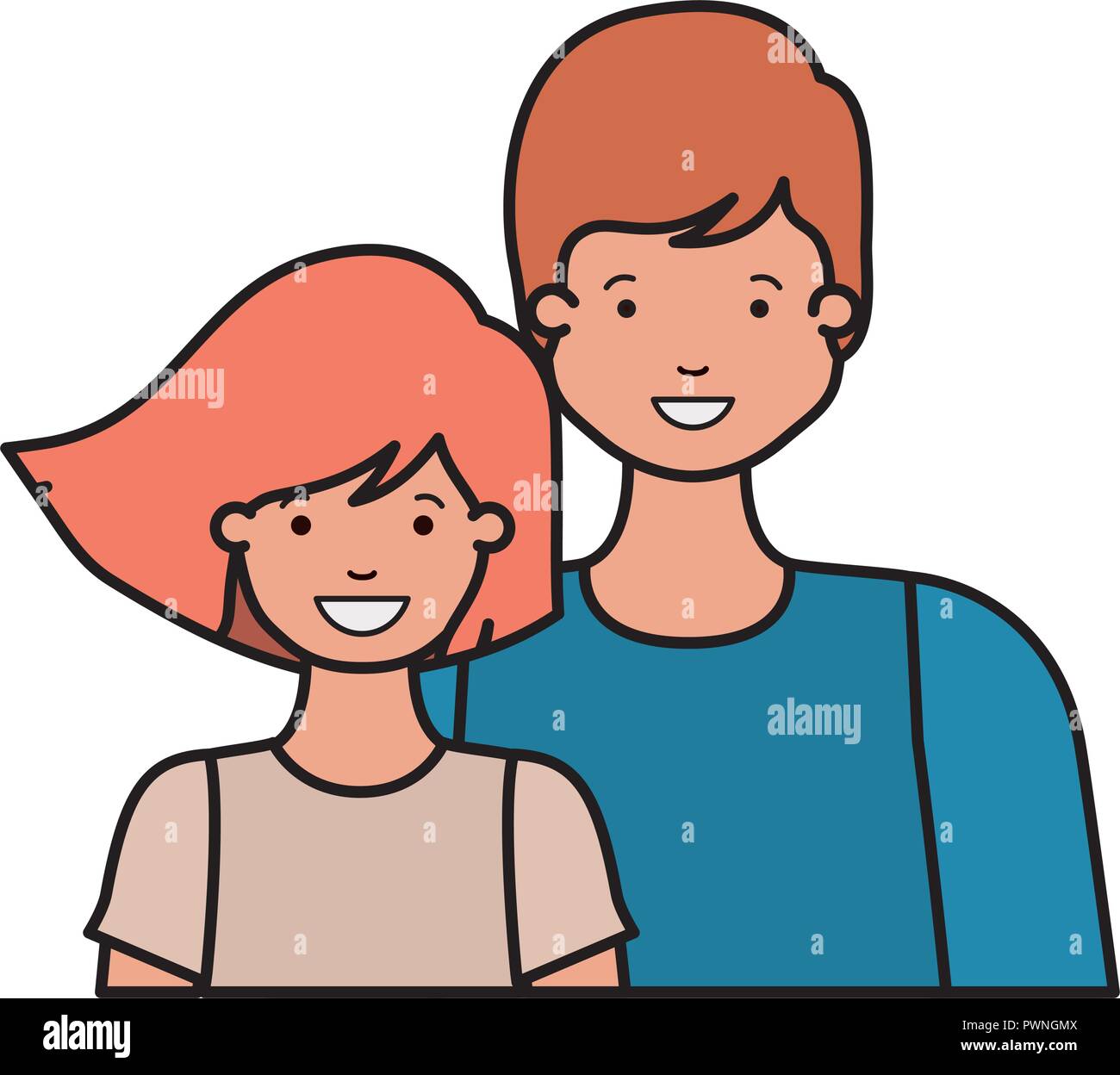 Baby couple daughter family fun girl Stock Vector Images - Page 3 - Alamy