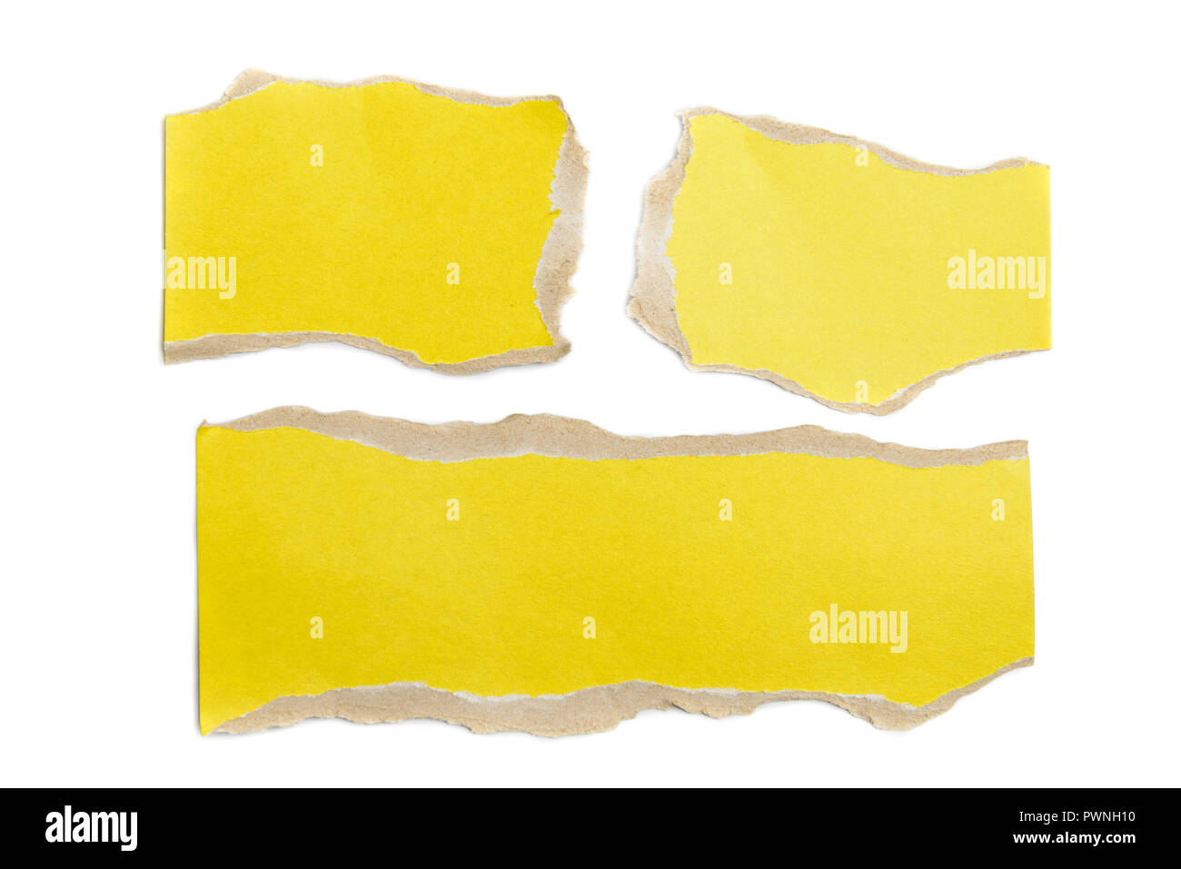 Torn paper background for advertising or banner message Stock Photo