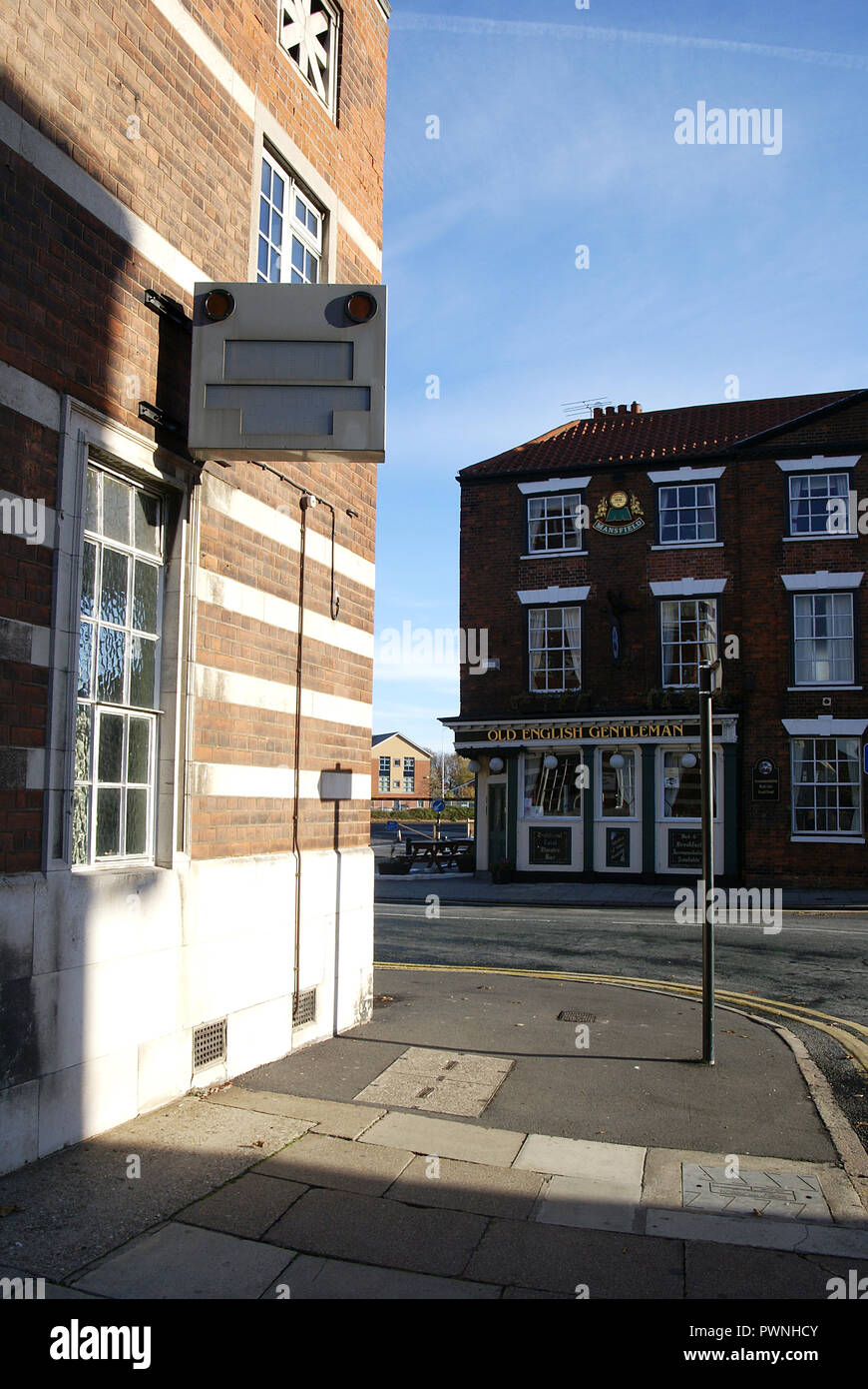 old english gentlemen Pub from Jarrat Street, Kingston upon Hull Stock