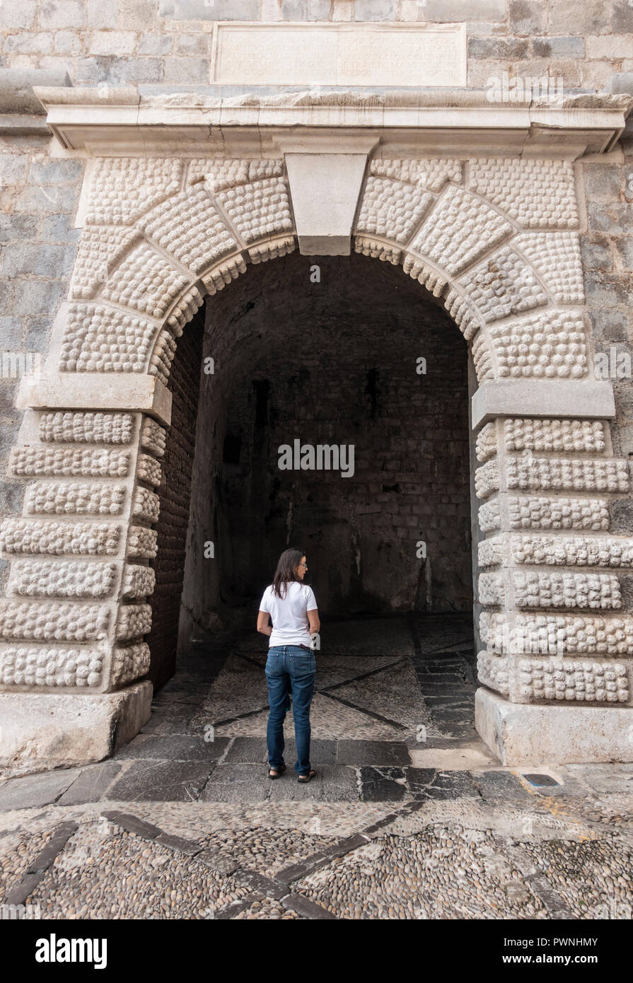 Portal Fosc in Peñíscola, Spain, one of the filming locations for Game of Thrones (season six) Stock Photo