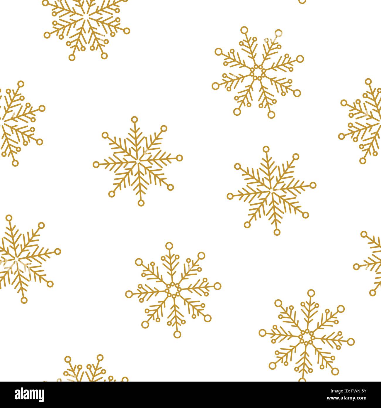 Snowflake Pattern For Packaging Snowflakes seamless pattern for Christmas packaging, textiles ...
