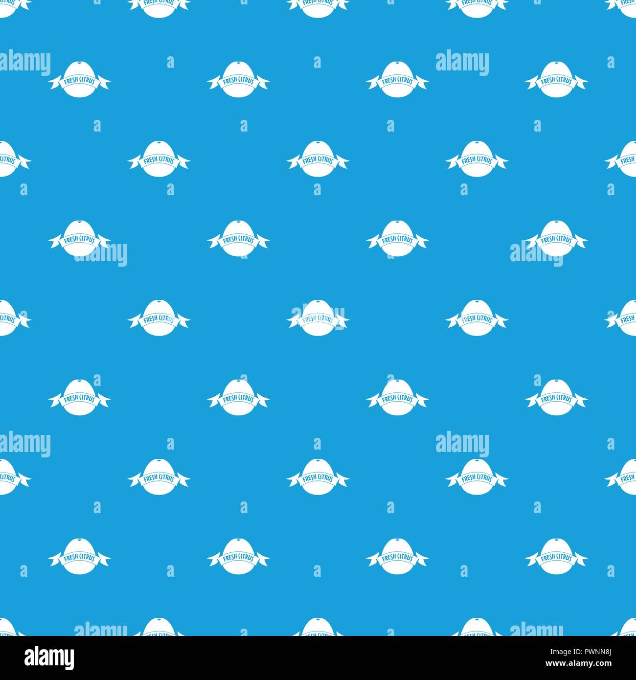 Fresh citrus pattern vector seamless blue Stock Vector Image & Art - Alamy