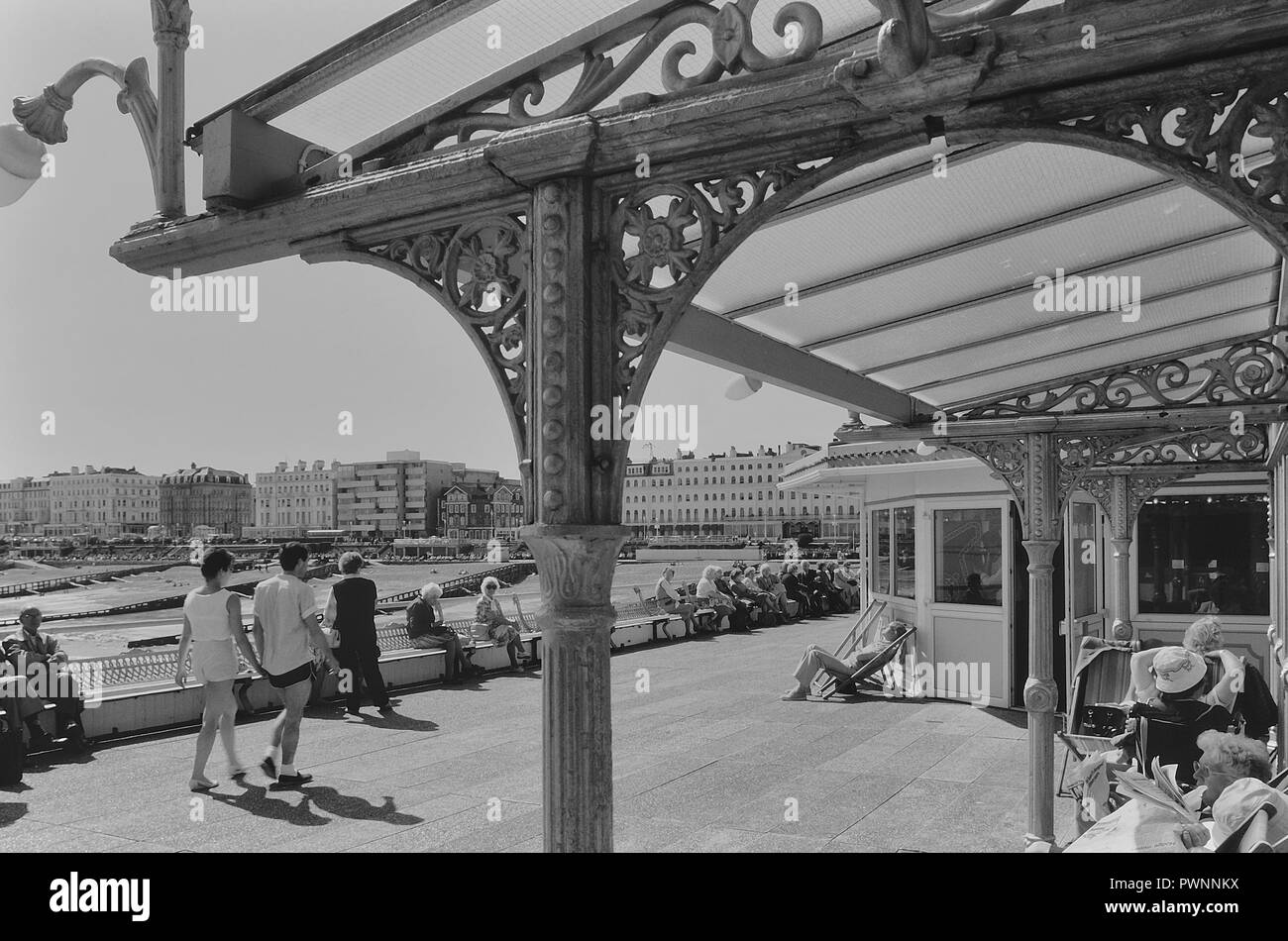 Eastbourne tourist attractions Black and White Stock Photos & Images Alamy