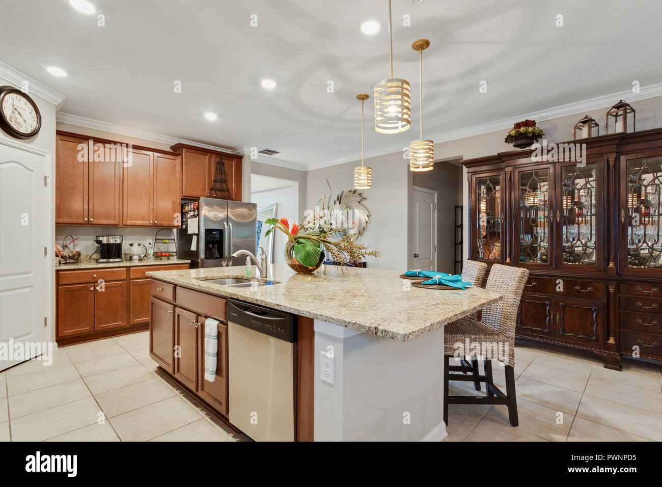Floor plan of kitchen hi-res stock photography and images - Alamy