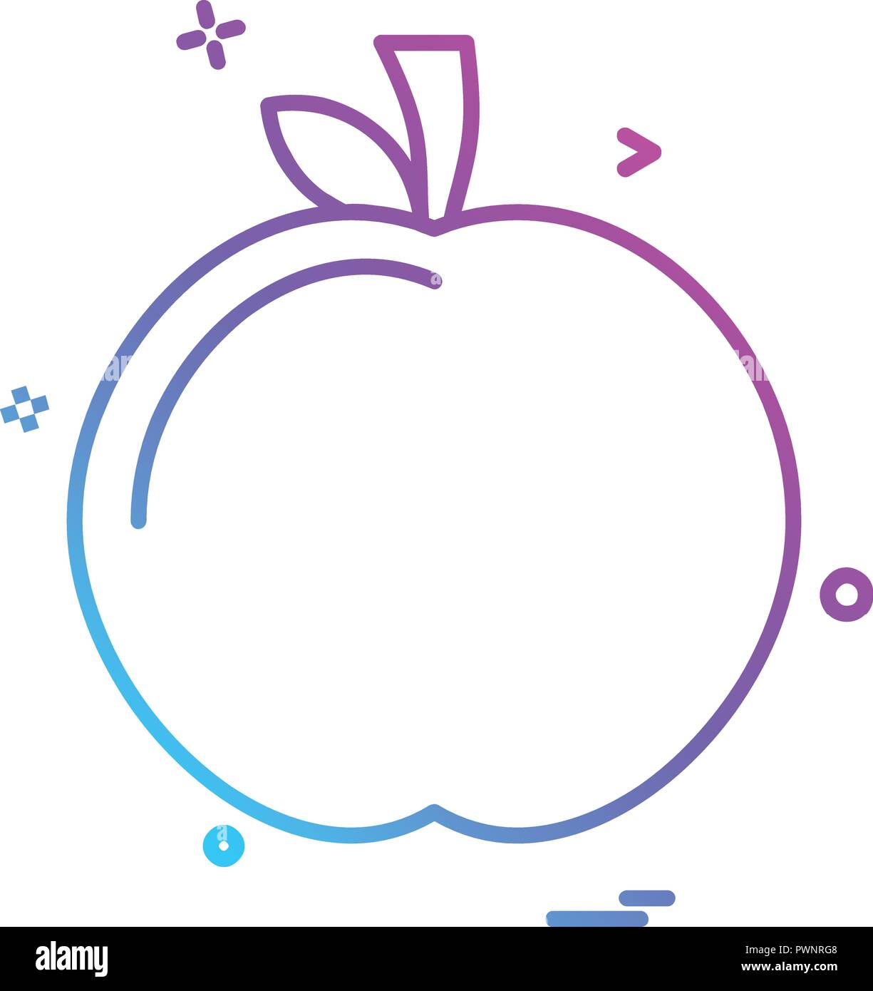 Fruits icon design vector Stock Vector Image & Art - Alamy