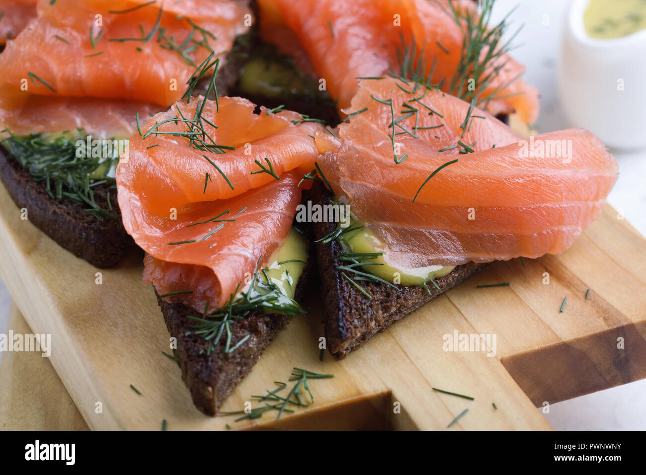 Gravlax mustard hires stock photography and images Alamy