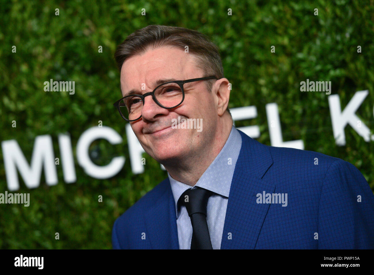 Nathan Lane attends God's Love We Deliver 12th Annual Golden Heart Awards at Spring Studios on October 16, 2018 in New York City. Stock Photo