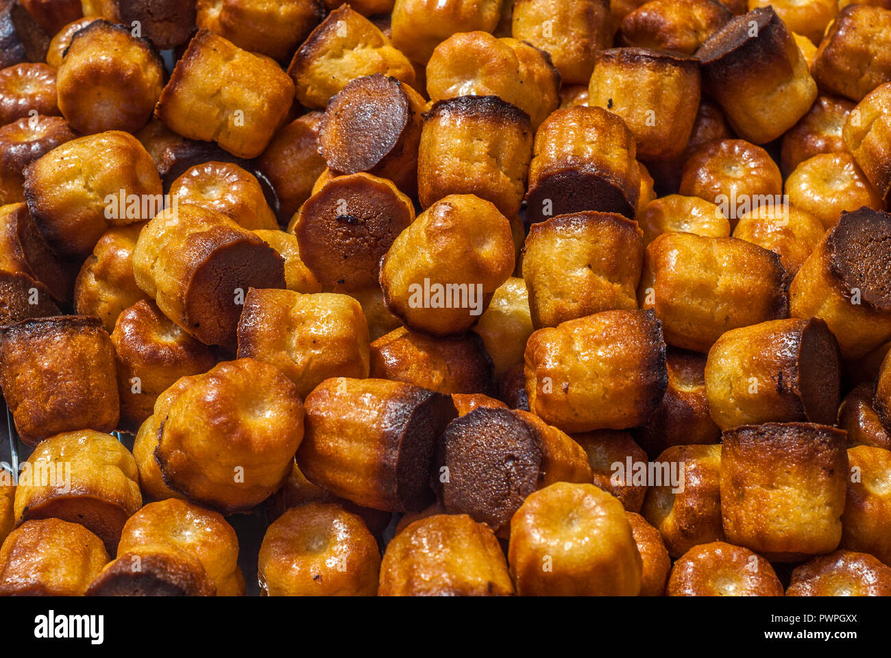 France, Gironde, French pastry 'caneles' of Bordeaux Stock Photo