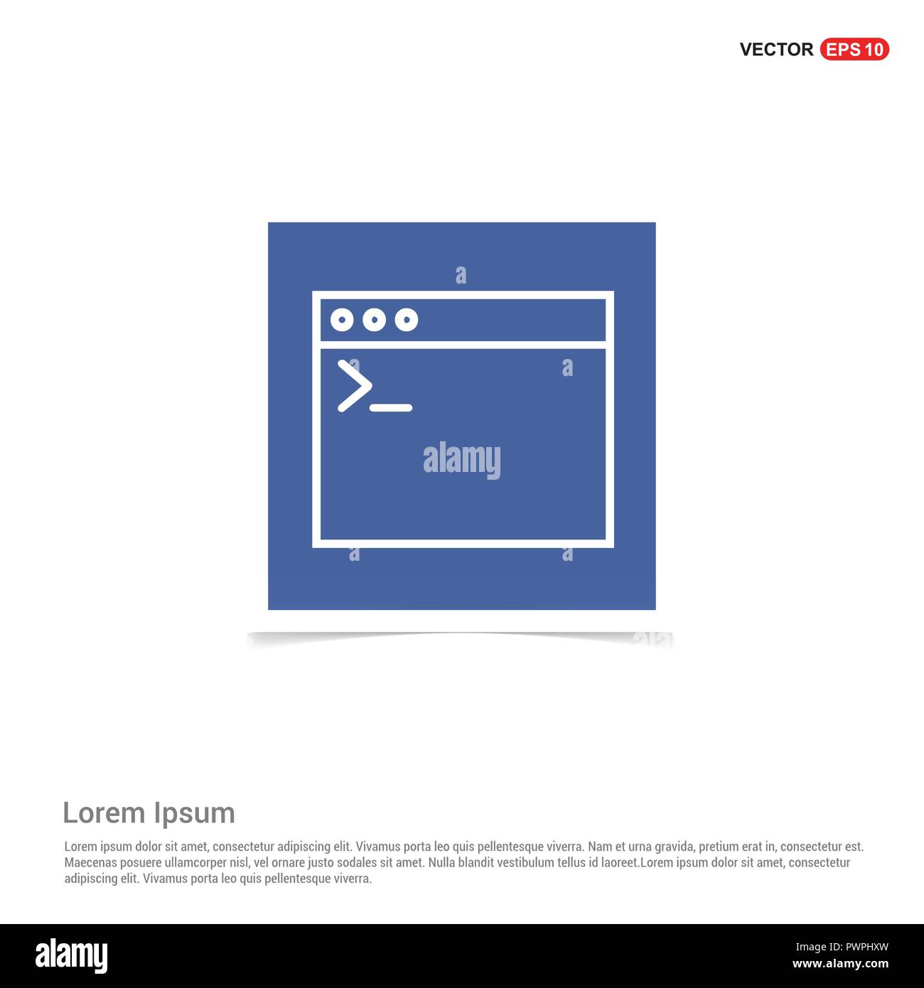 Programming code icon - Blue photo Frame Stock Vector Image & Art - Alamy