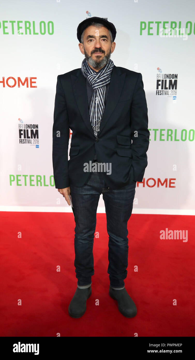 Daniel Battsek arriving at the BFI London Film Festival premiere of Peterloo at HOME in Manchester. Stock Photo