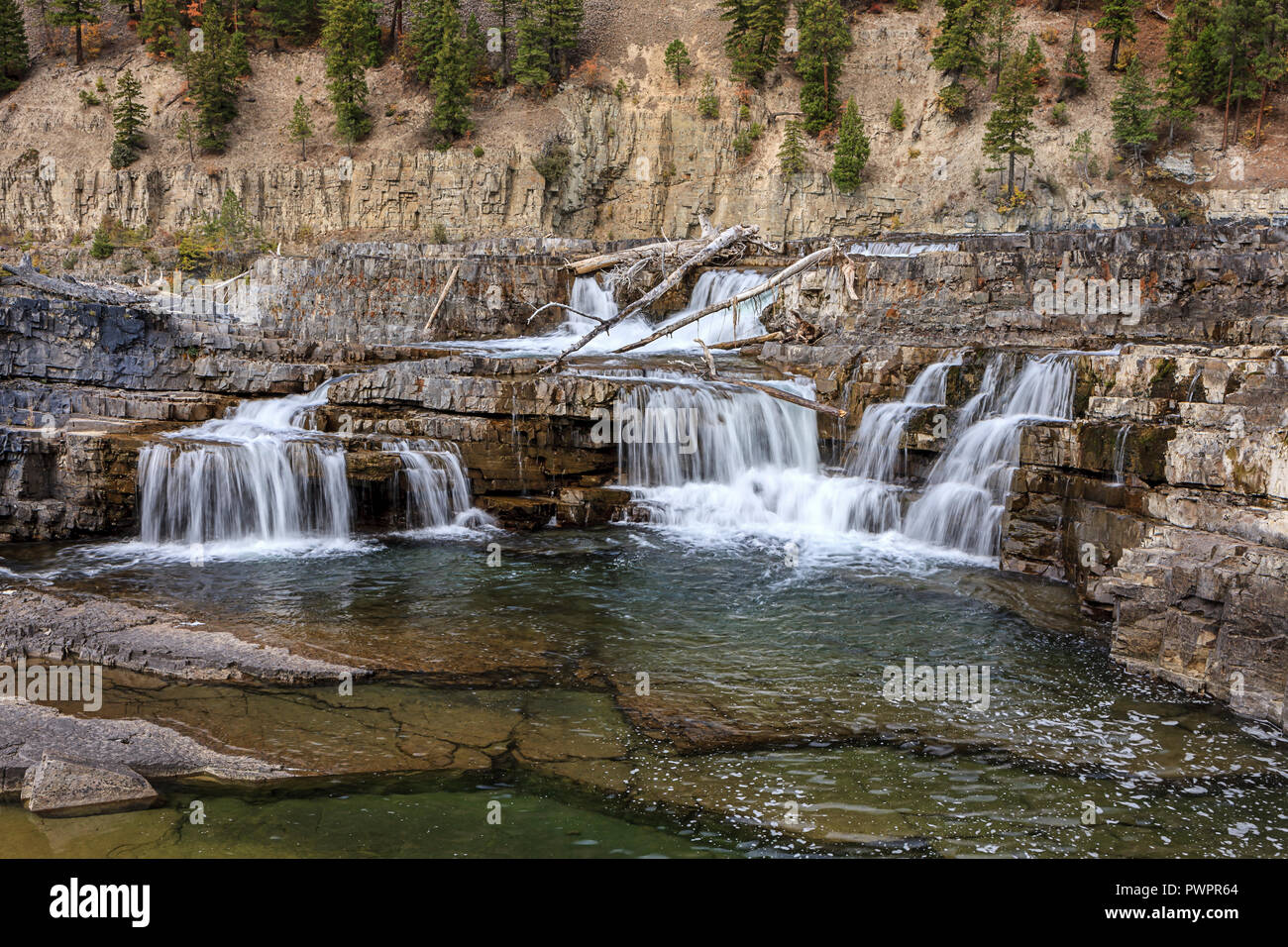 Kootenai falls hi-res stock photography and images - Alamy
