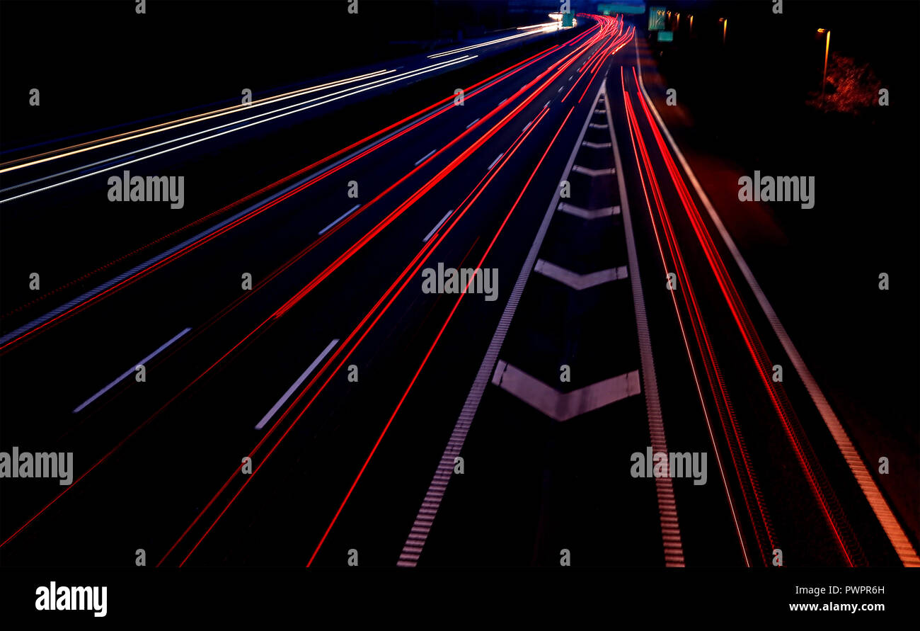 Car lights exposure hi-res stock photography and images - Alamy