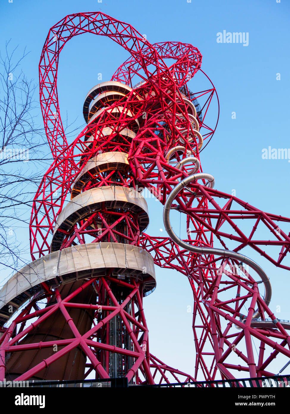 ArcelorMittal Orbit, Queen Elizabeth Olympic Park, London Stock Photo