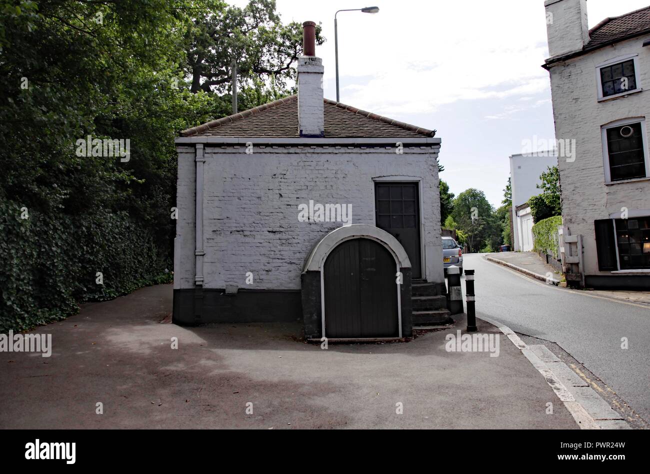 The Old Spaniards Gate,   Tolgate House opposite the Spaniards Inn Hampstead NW3 Stock Photo