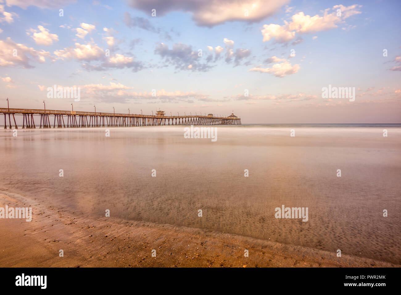 Imperial Beach Pier. Imperial Beach, California, USA. Stock Photo