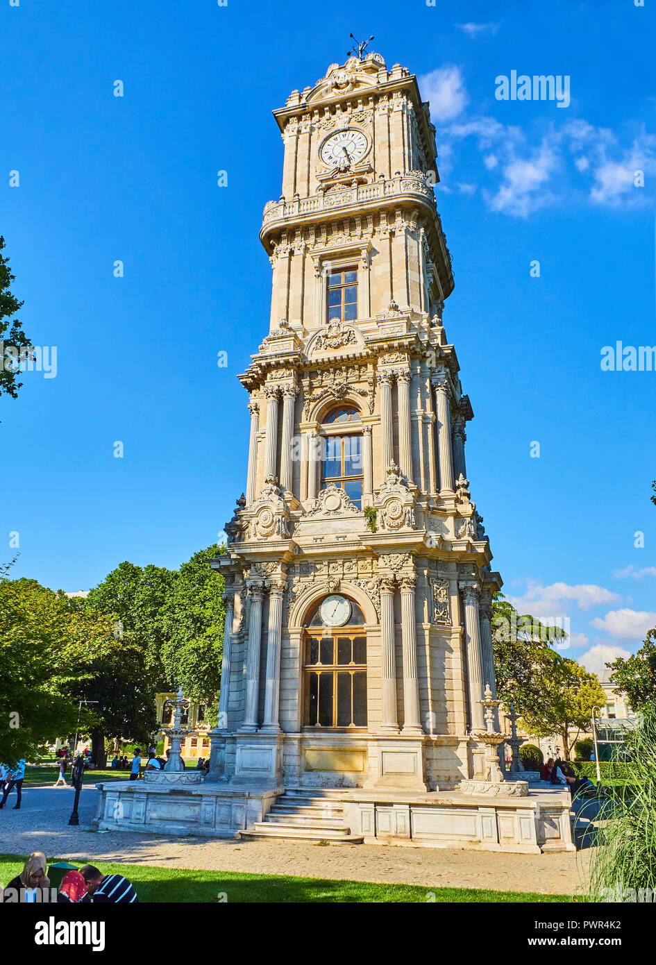 Dolmabahce tower hi-res stock photography and images - Alamy