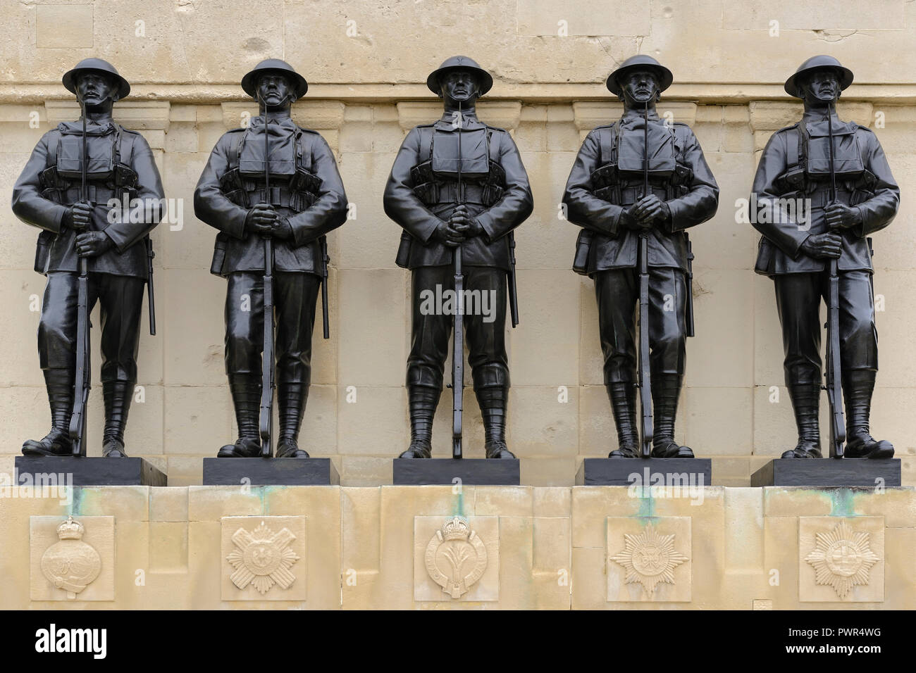 The Guards Memorial, St James Park, Horse Guards Parade, London, United Kingdom Stock Photo
