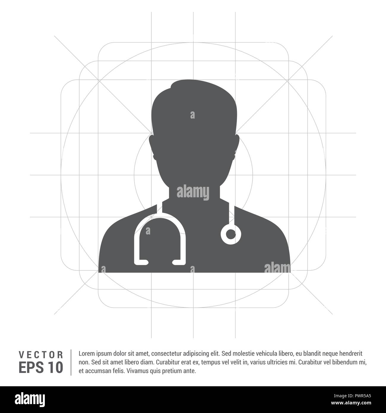 Medical user icon Stock Vector Image & Art - Alamy