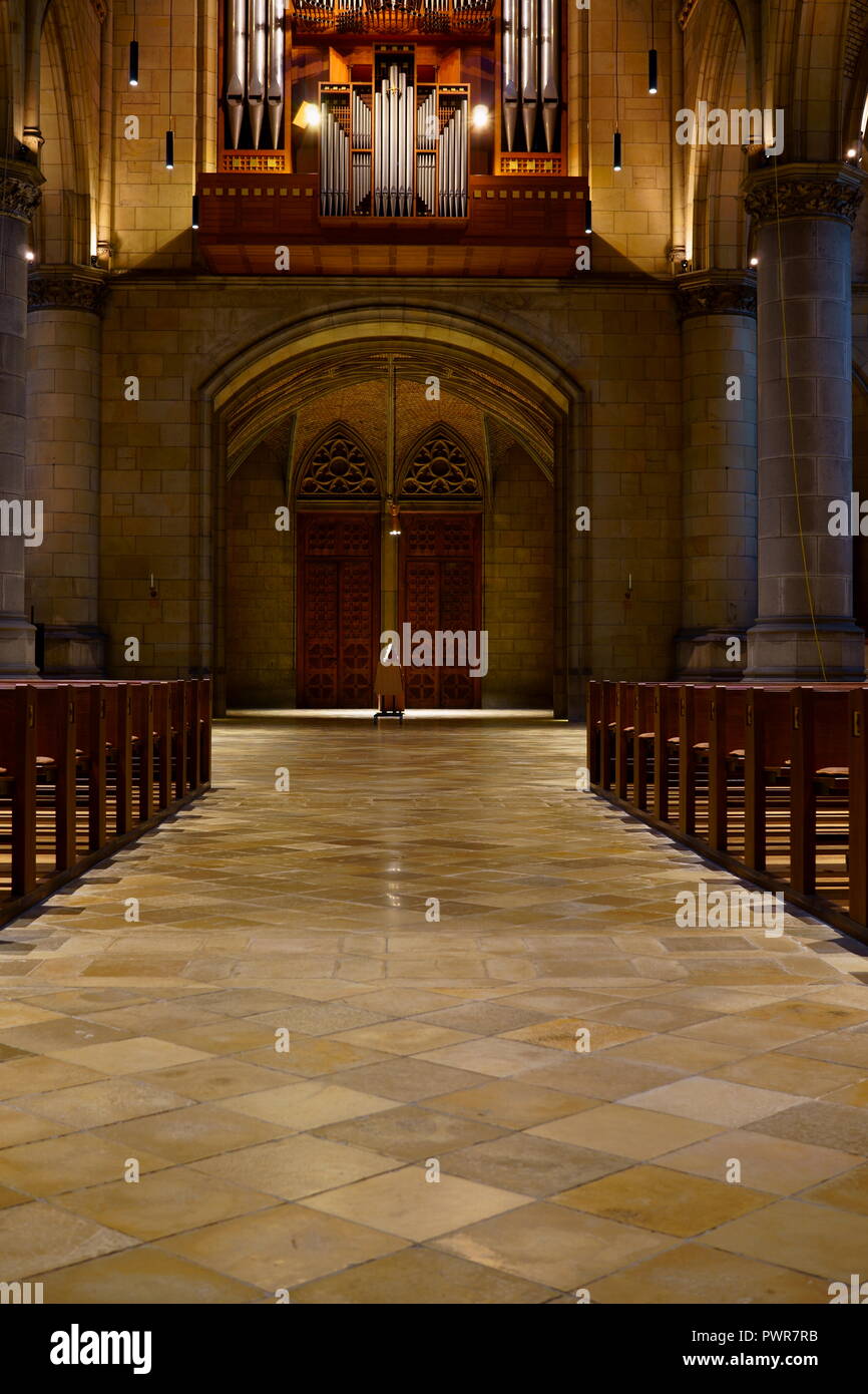 Huge Historic Church in Linz, Austria Stock Photo - Alamy