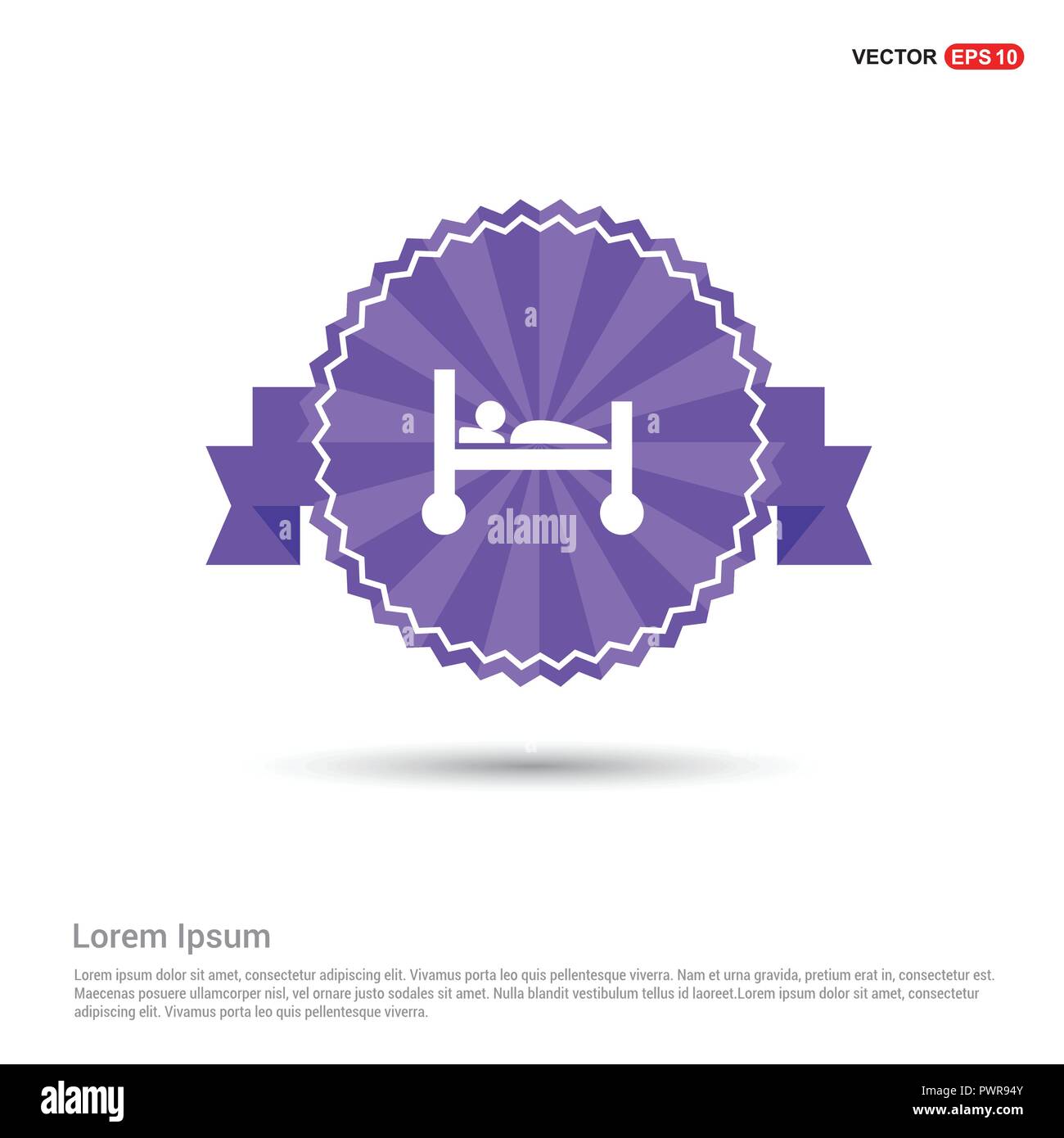 patient, icon - Purple Ribbon banner Stock Vector Image & Art - Alamy