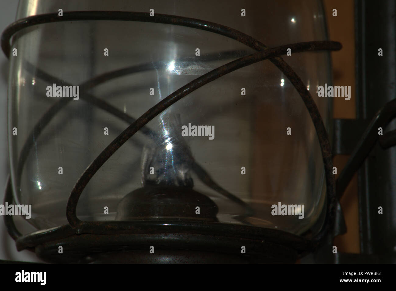 Hurricane or kerosene lamp Stock Photo Alamy