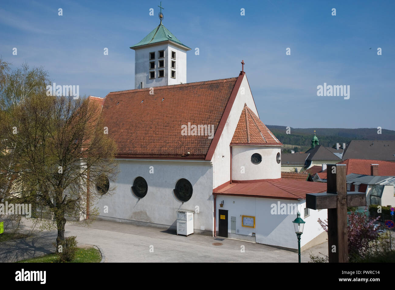 Kirche von Gablitz, Niederösterreich Stock Photo