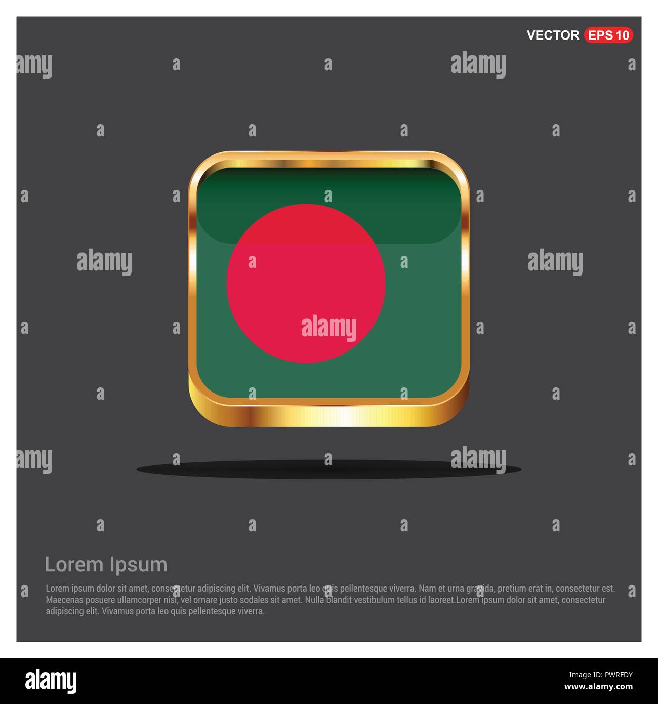 Bangladesh flag design vector Stock Vector Image & Art Alamy