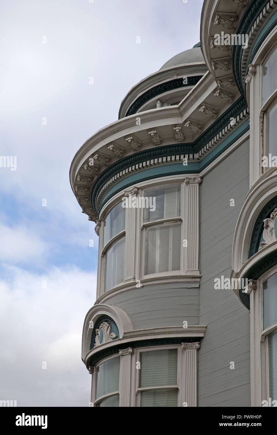 San Francisco wealthy residential neighbourhood Stock Photo Alamy