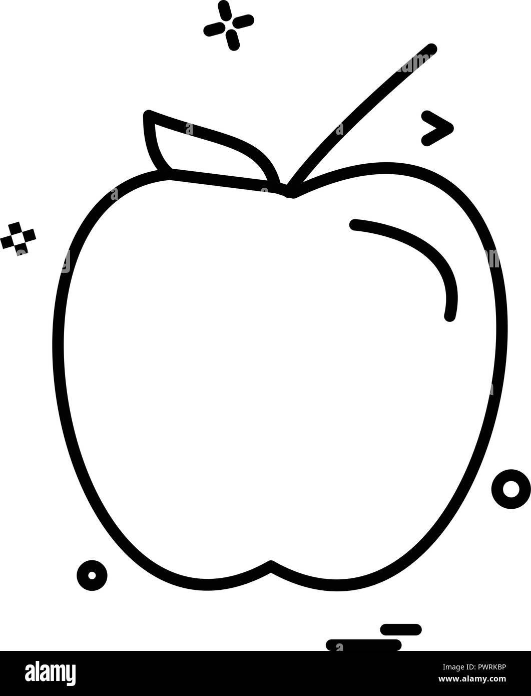 Fruits icon design vector Stock Vector Image & Art - Alamy
