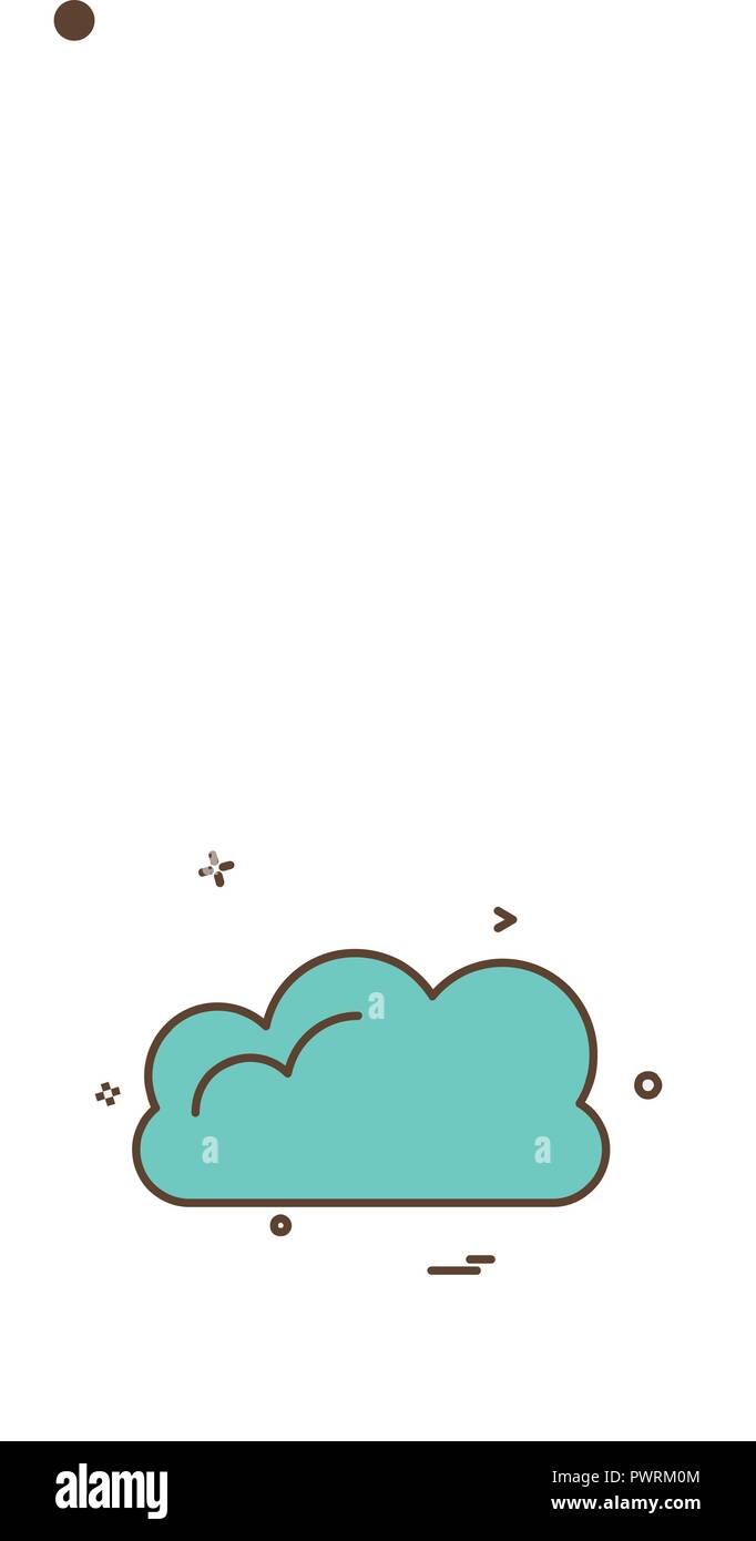 Cloud icon design vector Stock Vector Image & Art - Alamy