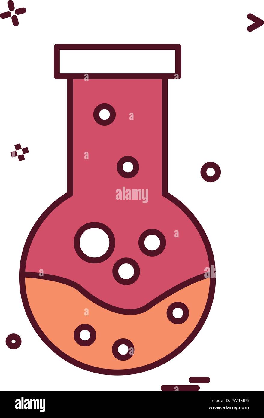 beaker icon design vector Stock Vector Image & Art - Alamy
