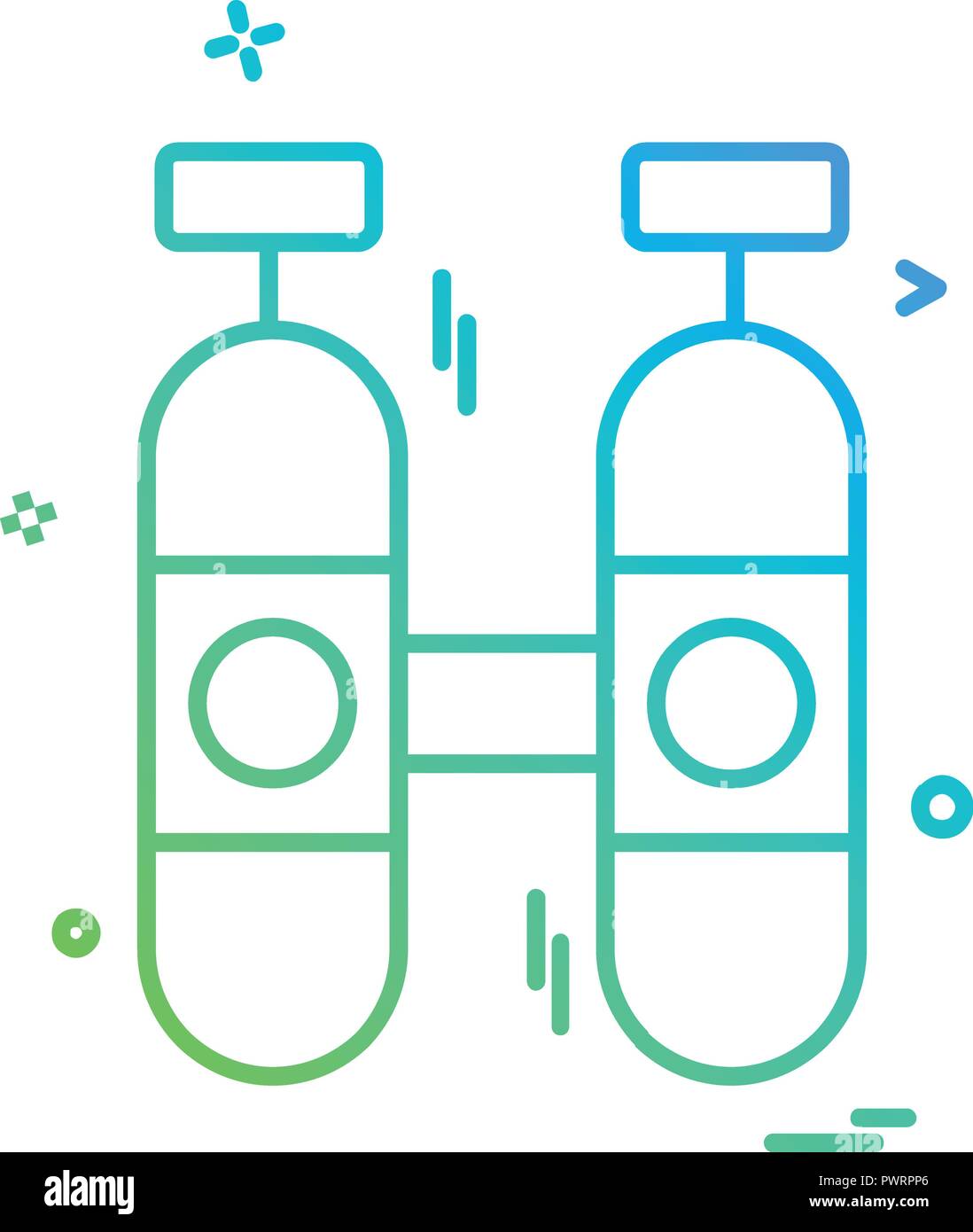 Cylinder icon design vector Stock Vector Image & Art - Alamy