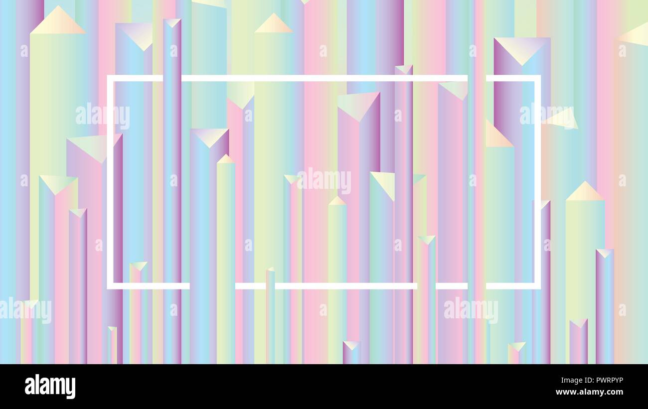 Colorful abstract vivid holographic style gradients backgrounds, vector