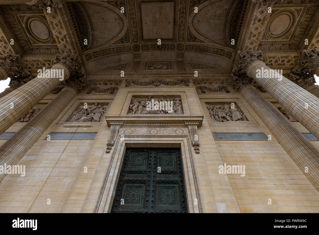 Ornate Paris Door at Pantheon - Thousands of doors and gates adorn