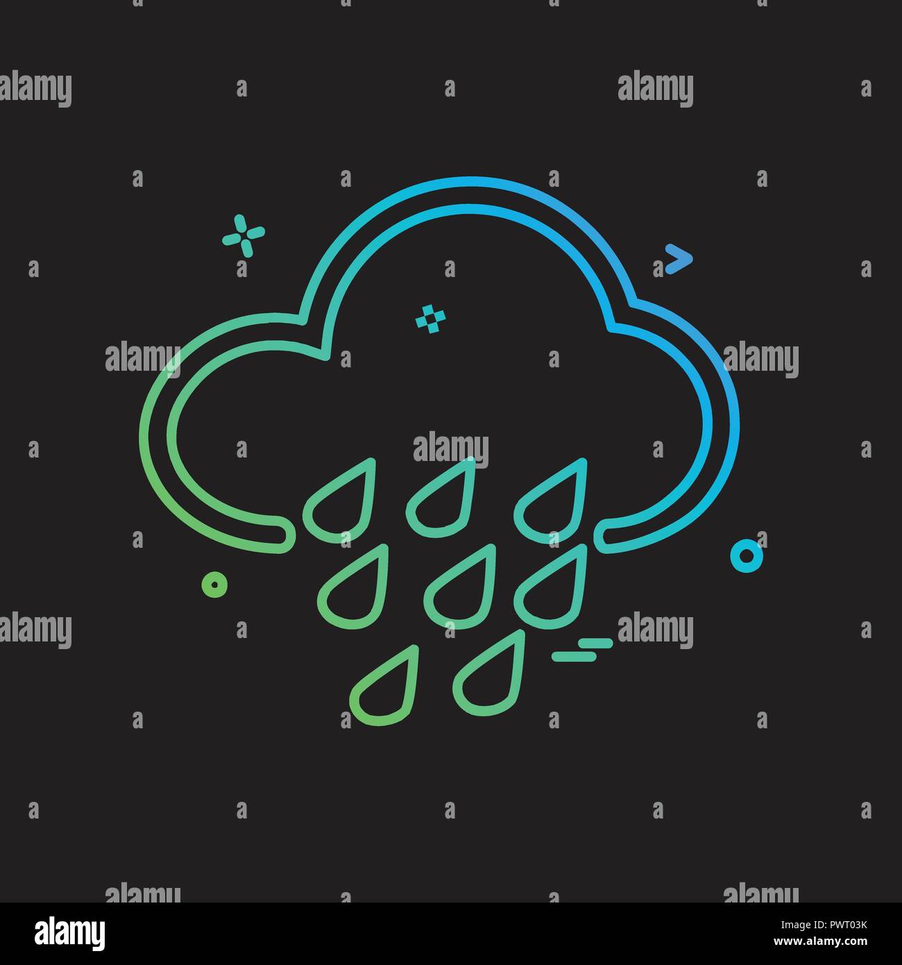 Cloud icon design vector Stock Vector Image & Art - Alamy