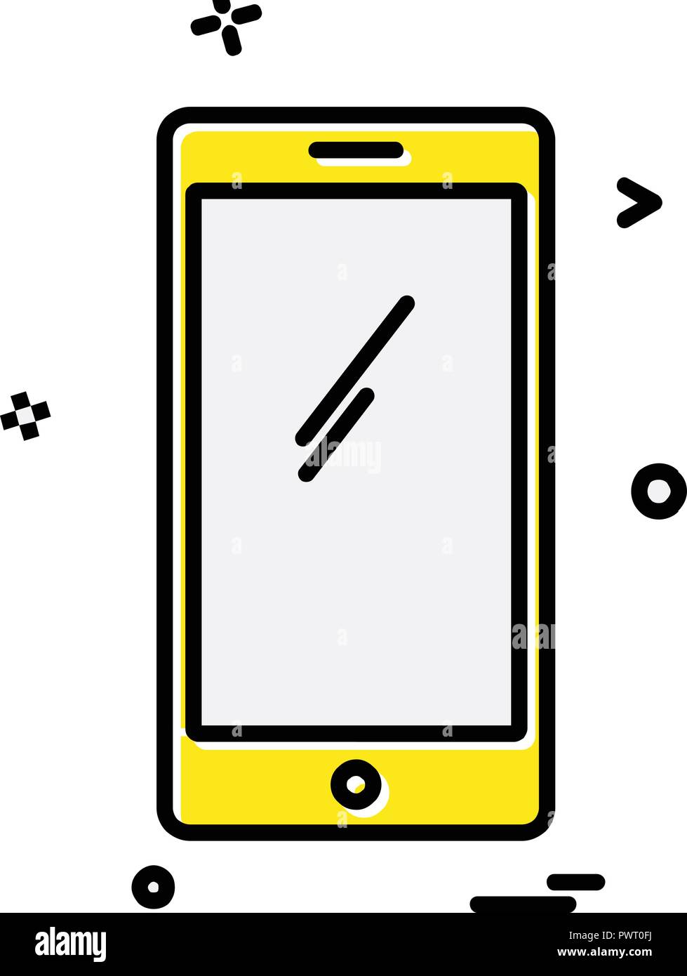 Mobile icon design vector Stock Vector