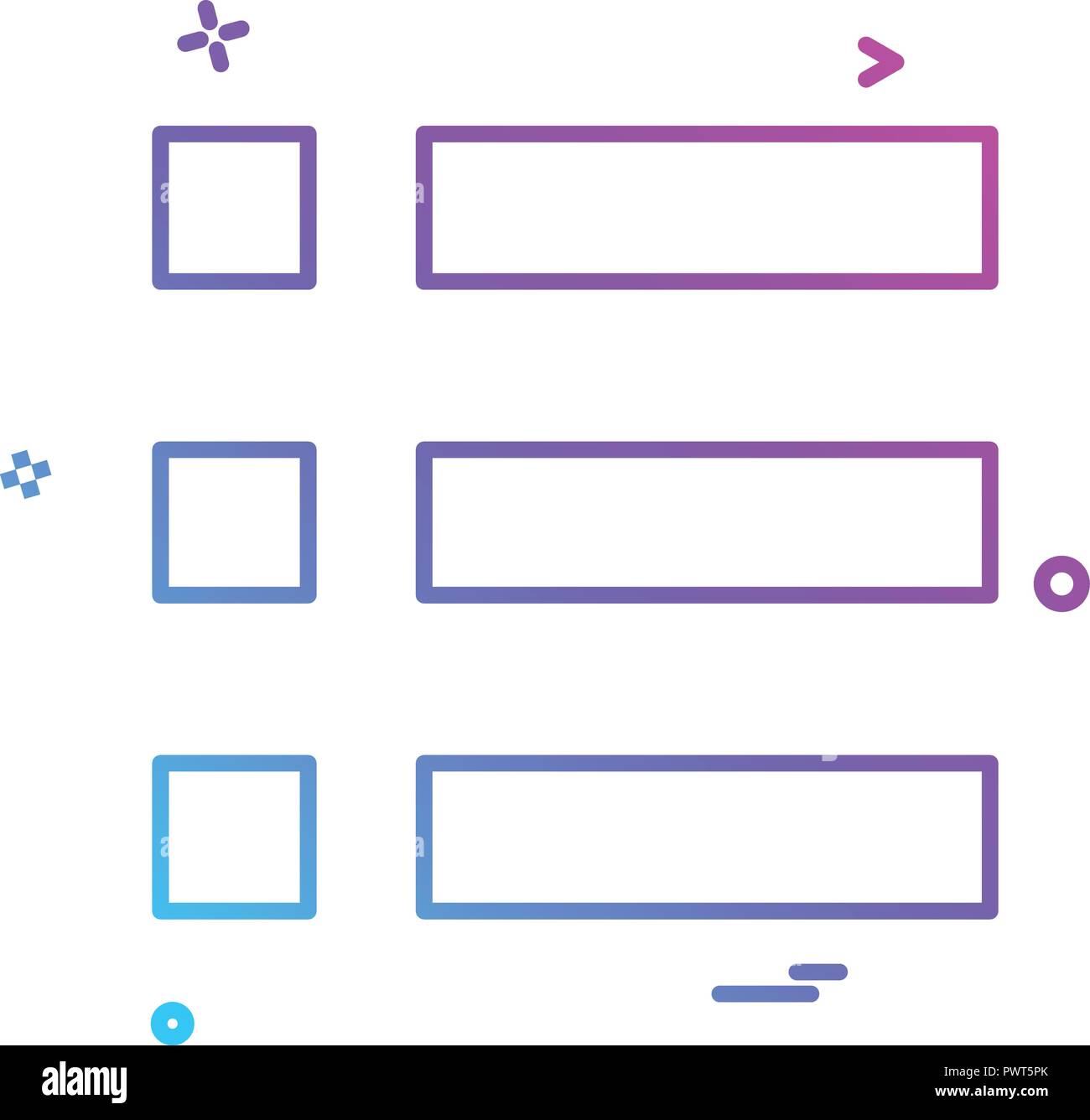 Bullet list menu options icon vector design Stock Vector Image & Art ...