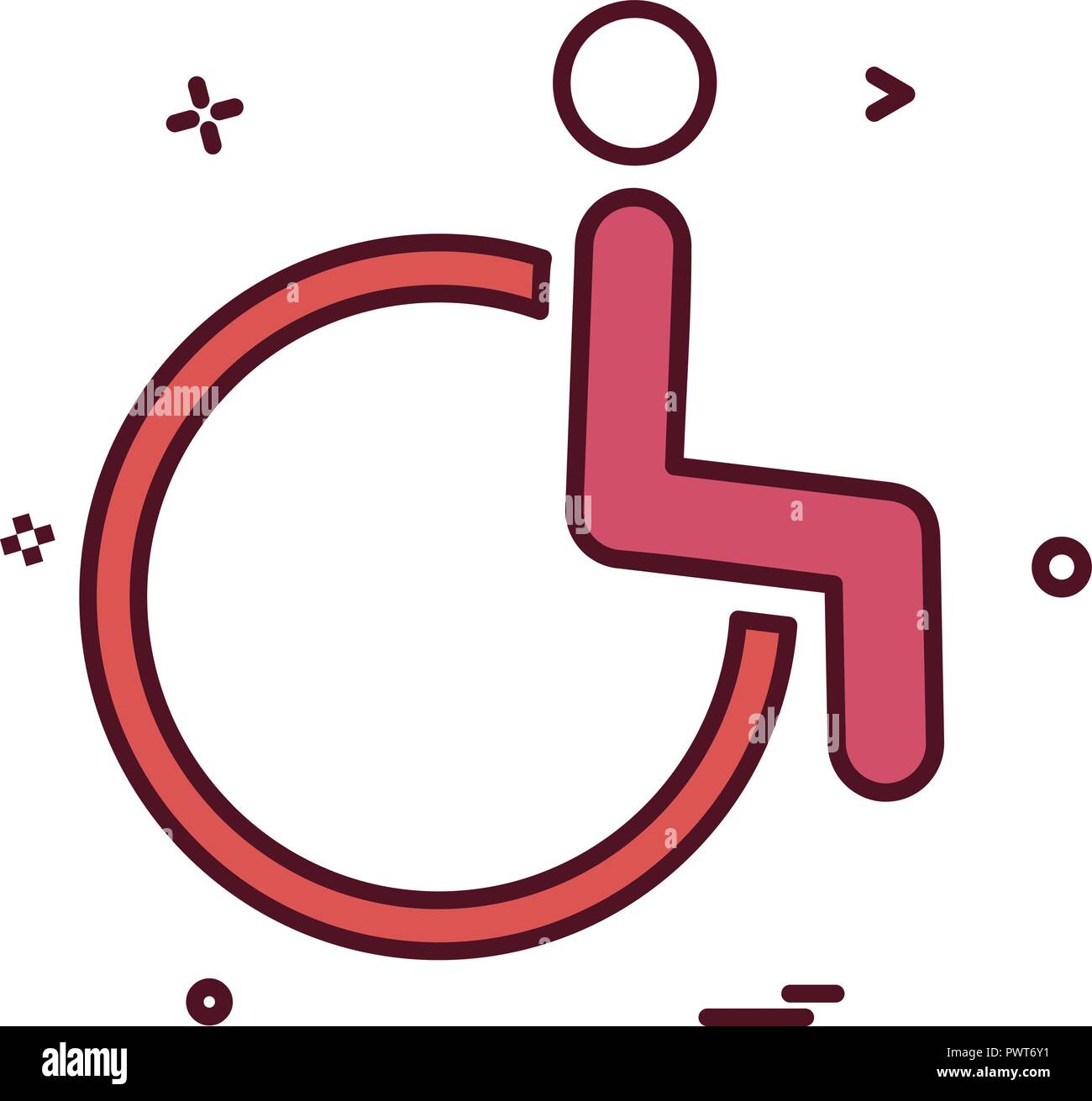 Handicapped icon design vector Stock Vector Image & Art - Alamy