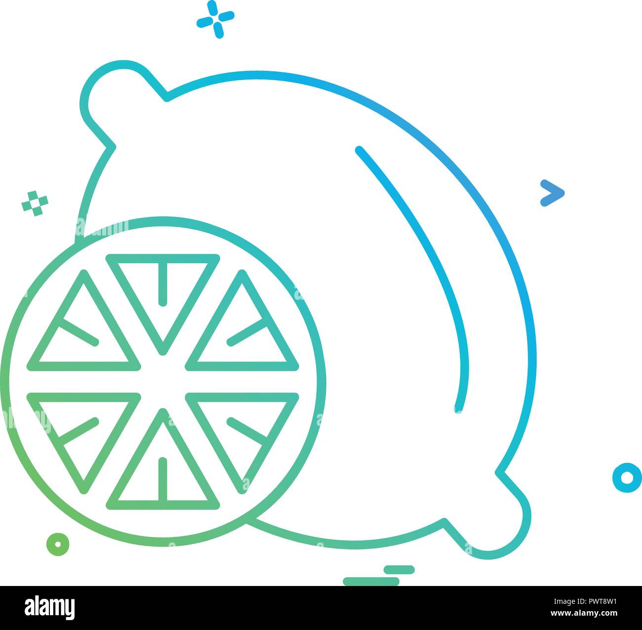 Lemon icon design vector Stock Vector Image & Art - Alamy