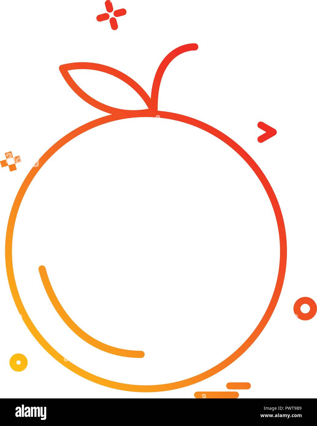 Fruits icon design vector Stock Vector Image & Art - Alamy