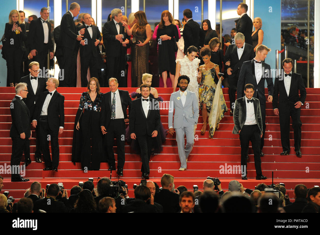 May 15th, 2018 - Cannes Solo, a Star Wars Story red carpet during the ...