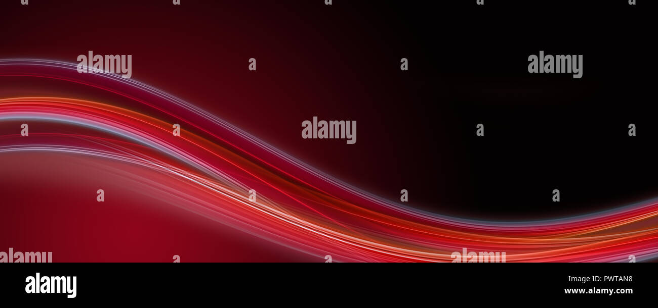 Abstract elegant wave panorama design with space for your text Stock ...