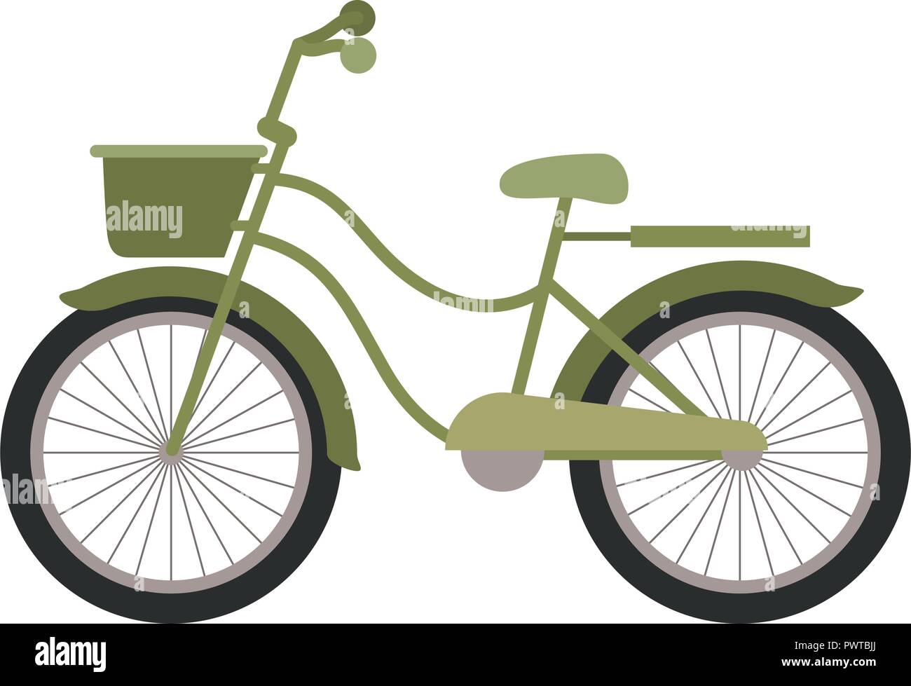 bicycle vehicle isolated icon Stock Vector