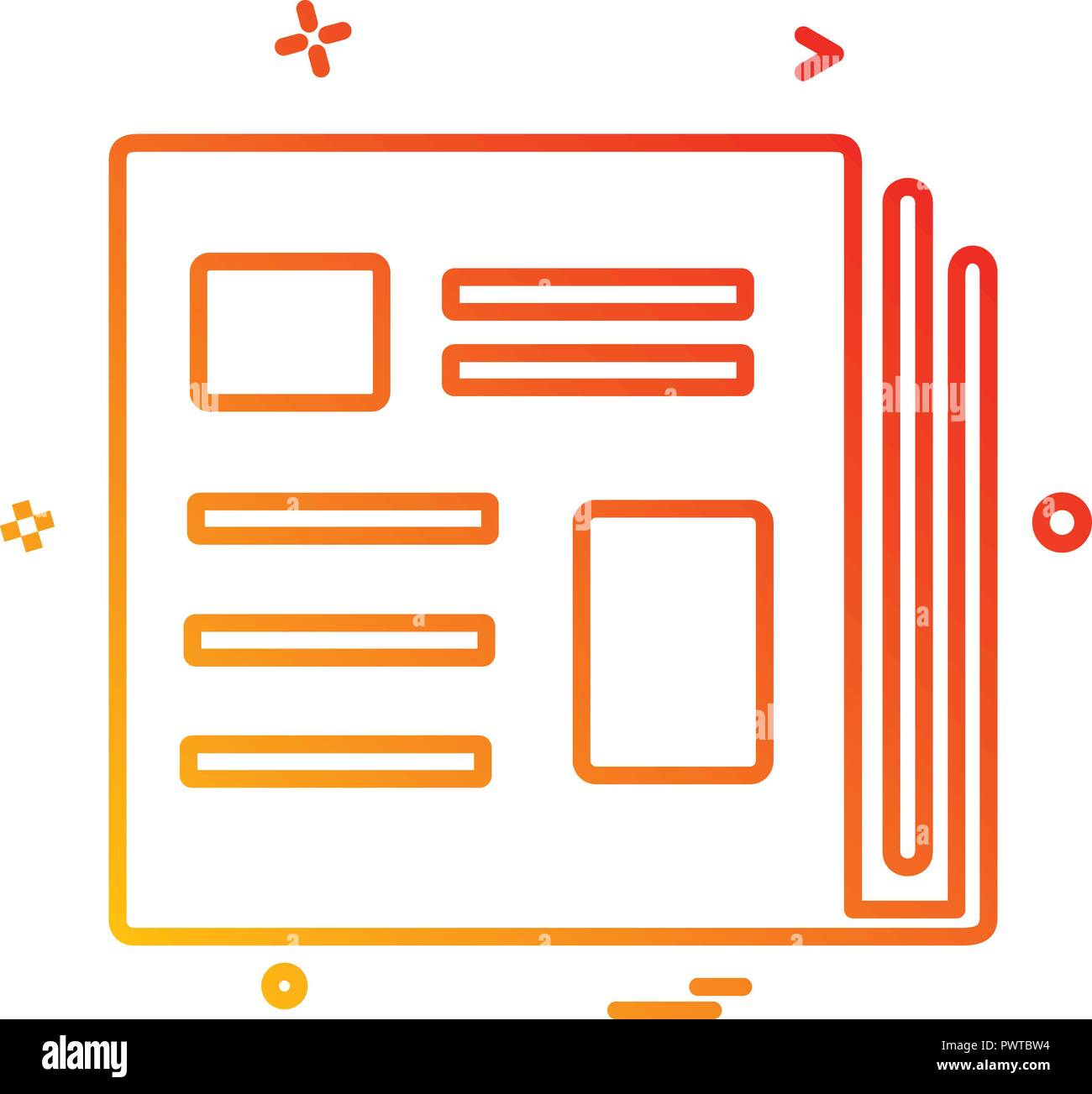 Book icon design vector Stock Vector Image & Art - Alamy